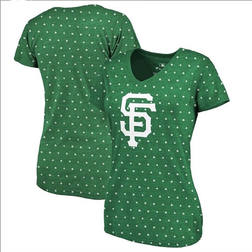 San Francisco Giants MLB St Patricks Day Tee Shirt Women S, L NWT BOGO FREE